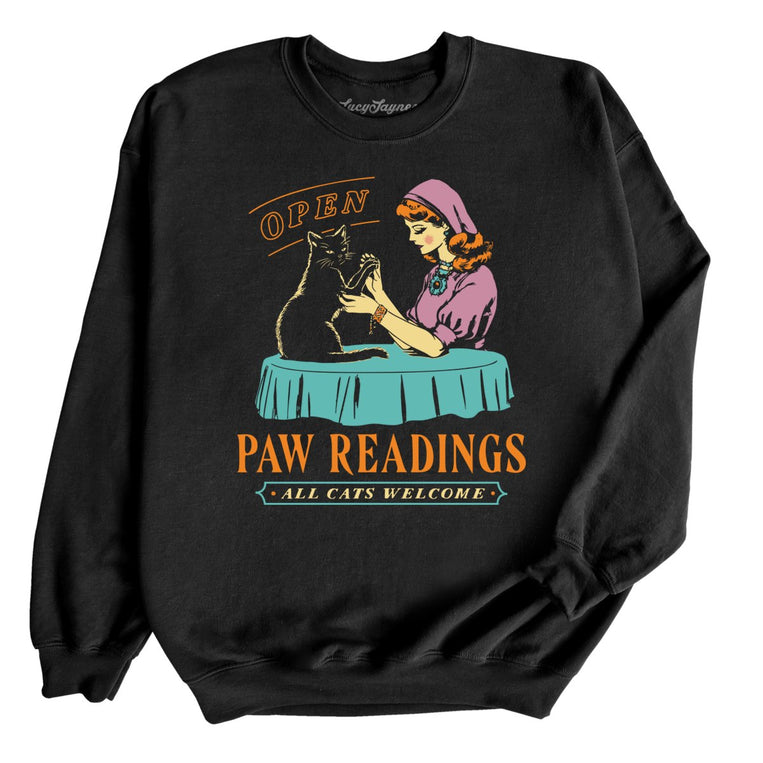 Paw Readings Graphic Sweatshirt