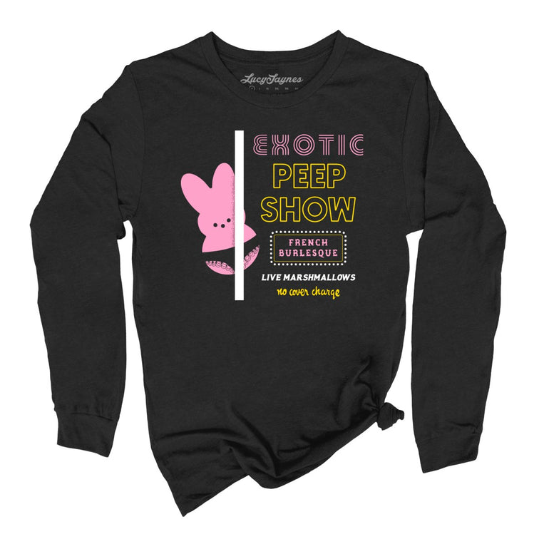 Peep Show Graphic Long Sleeve Tee