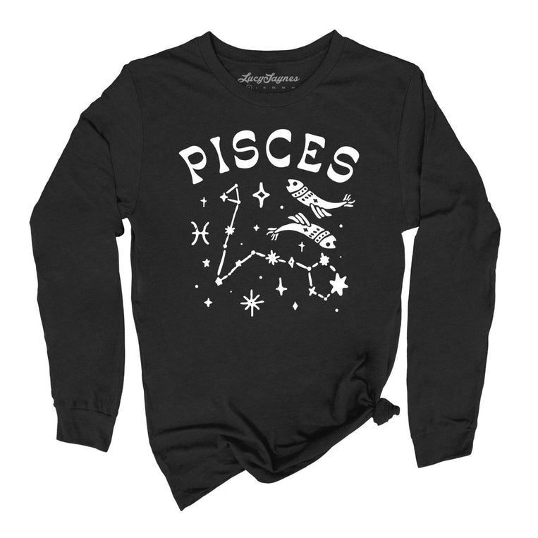 Pisces Graphic Long Sleeve Tee