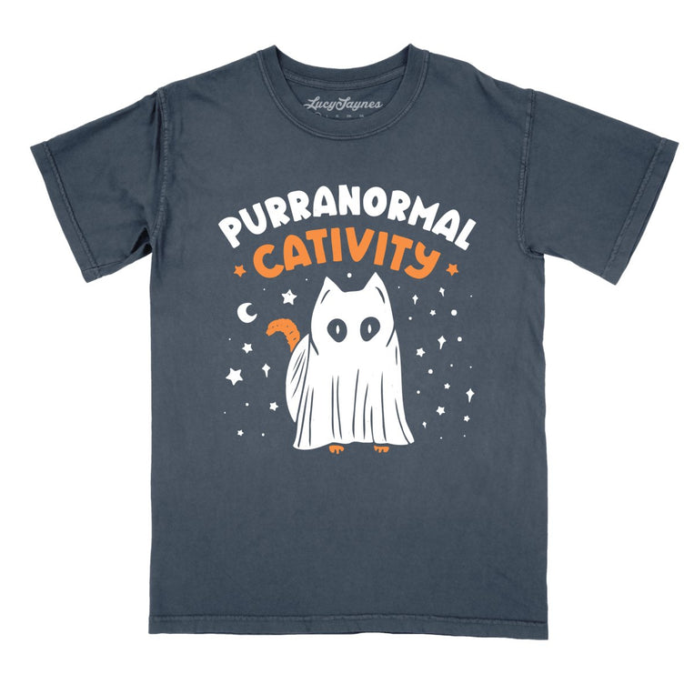 Purranormal Cativity Comfort Colors Graphic Tee