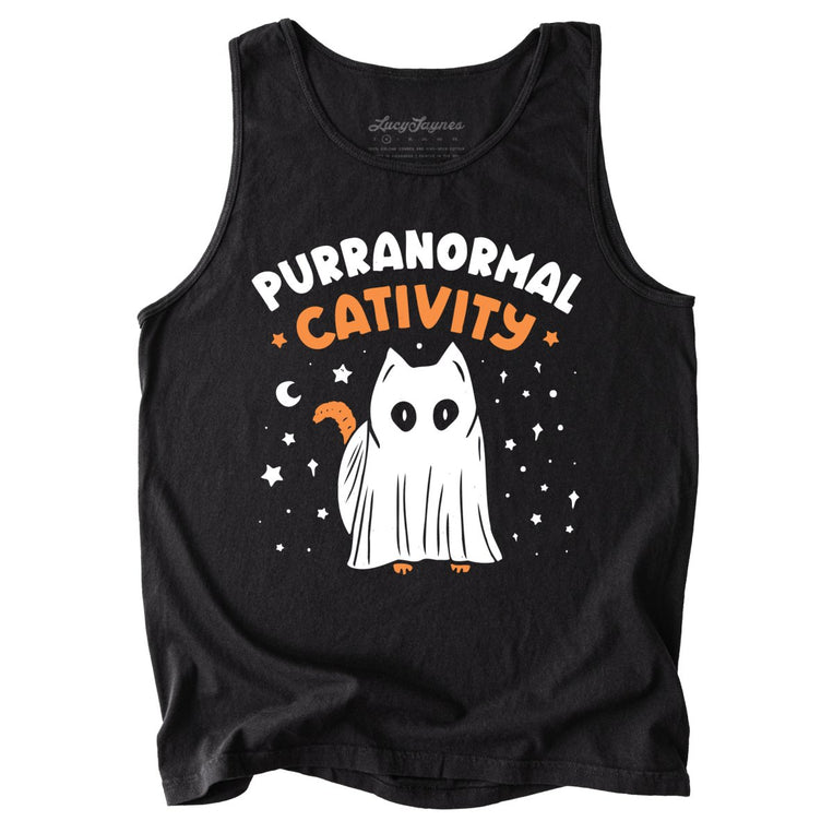 Purranormal Cativity Comfort Colors Graphic Tank Top