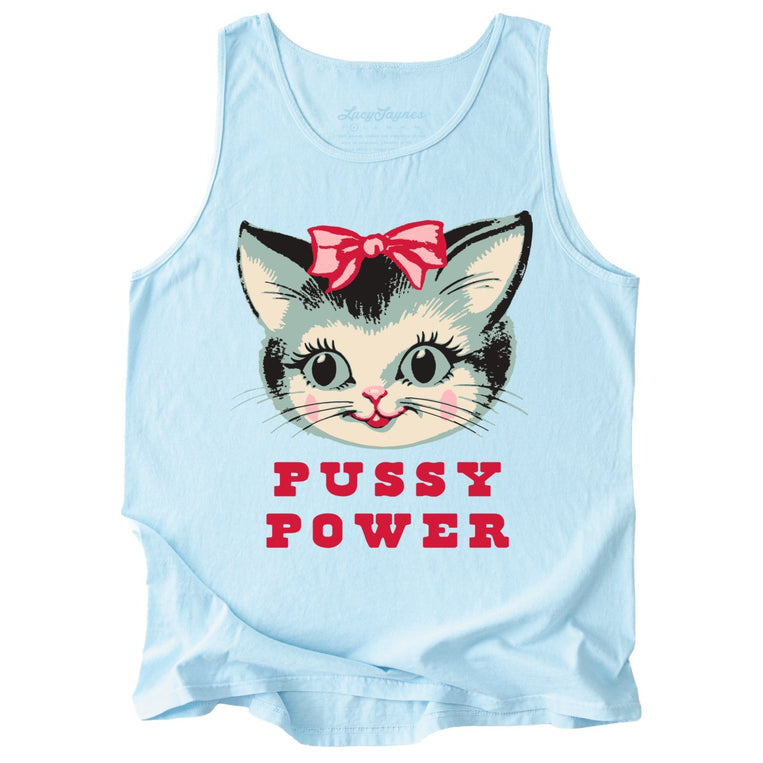 Pussy Power Comfort Colors Graphic Tank Top