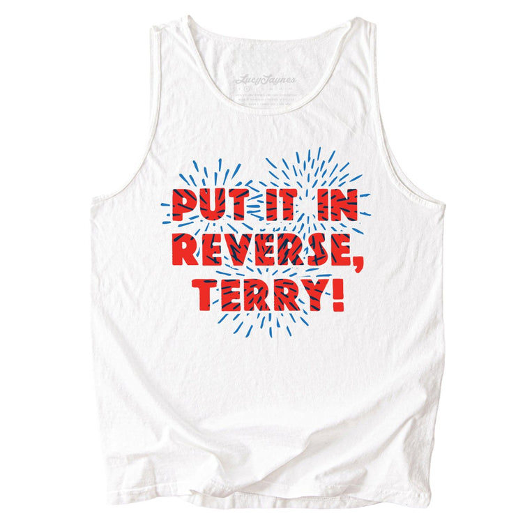 Put It In Reverse Terry Comfort Colors Graphic Tank Top