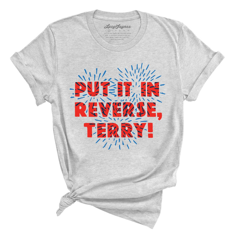 Put It In Reverse Terry Graphic Tee - Athletic Heather