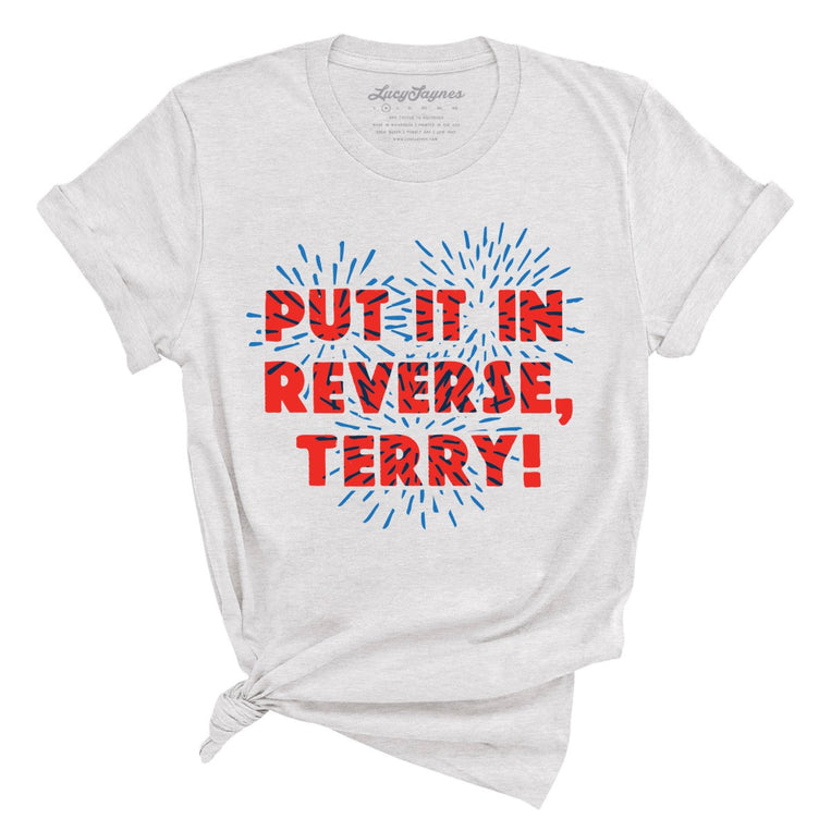 Put It In Reverse Terry Graphic Tee - Ash