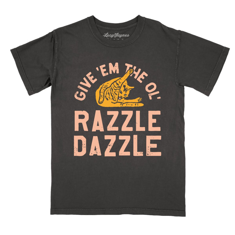 Razzle Dazzle Comfort Colors Graphic Tee - Pepper