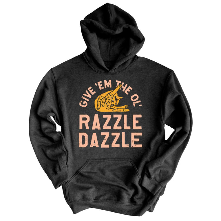 Razzle Dazzle Graphic Hoodie - Charcoal Heather