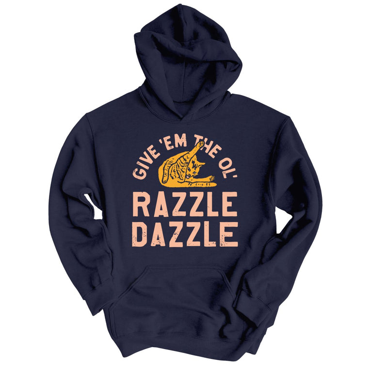 Razzle Dazzle Graphic Hoodie - Classic Navy
