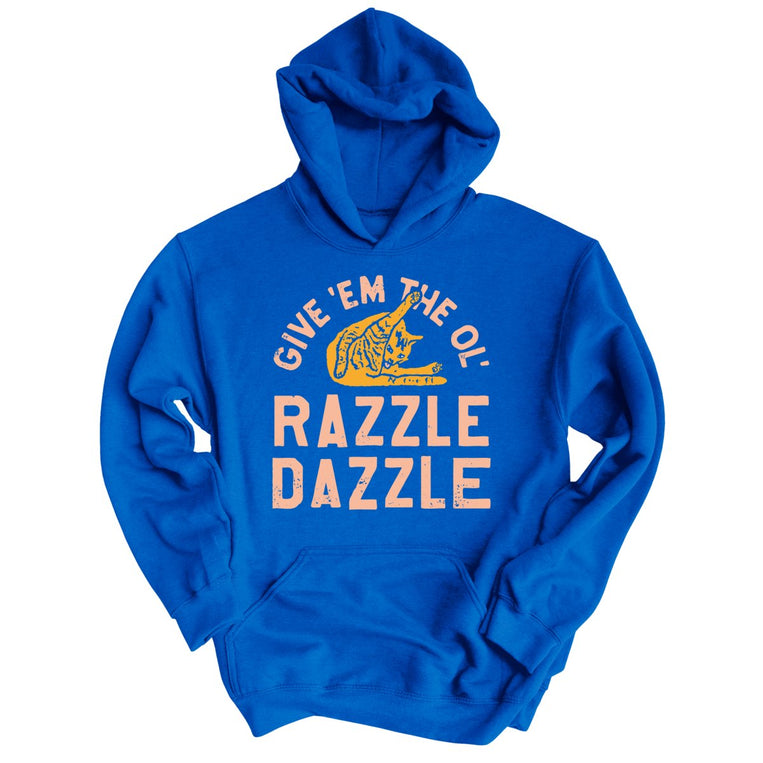 Razzle Dazzle Graphic Hoodie - Royal