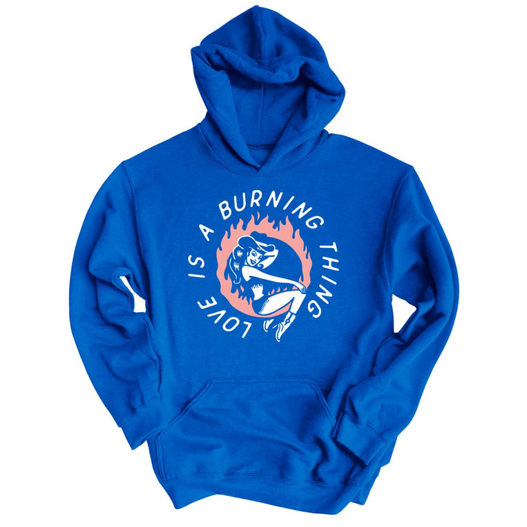Ring of Fire Graphic Hoodie - Royal