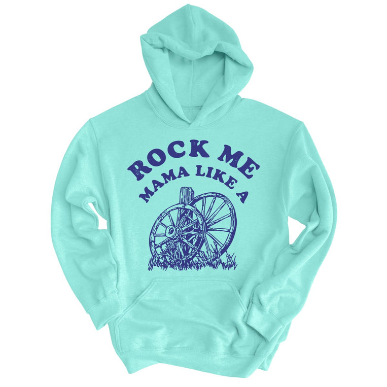 Rock Me Mama Graphic Hoodie - Mint