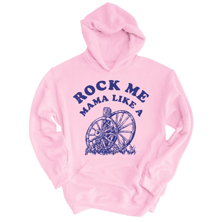 Rock Me Mama Graphic Hoodie - Light Pink