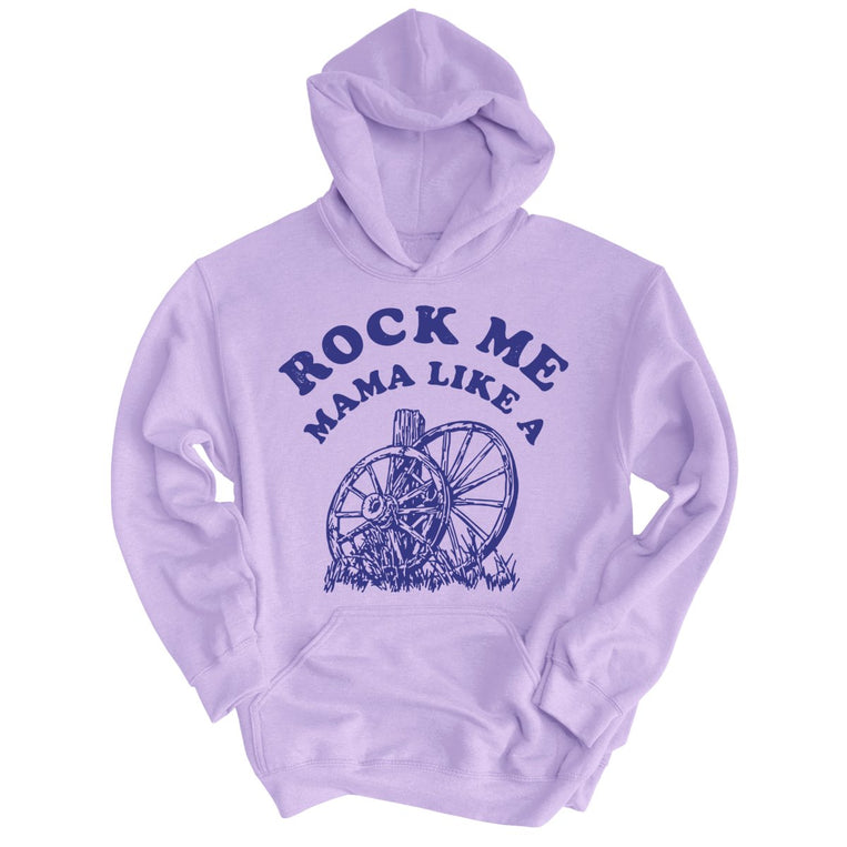 Rock Me Mama Graphic Hoodie - Lavender