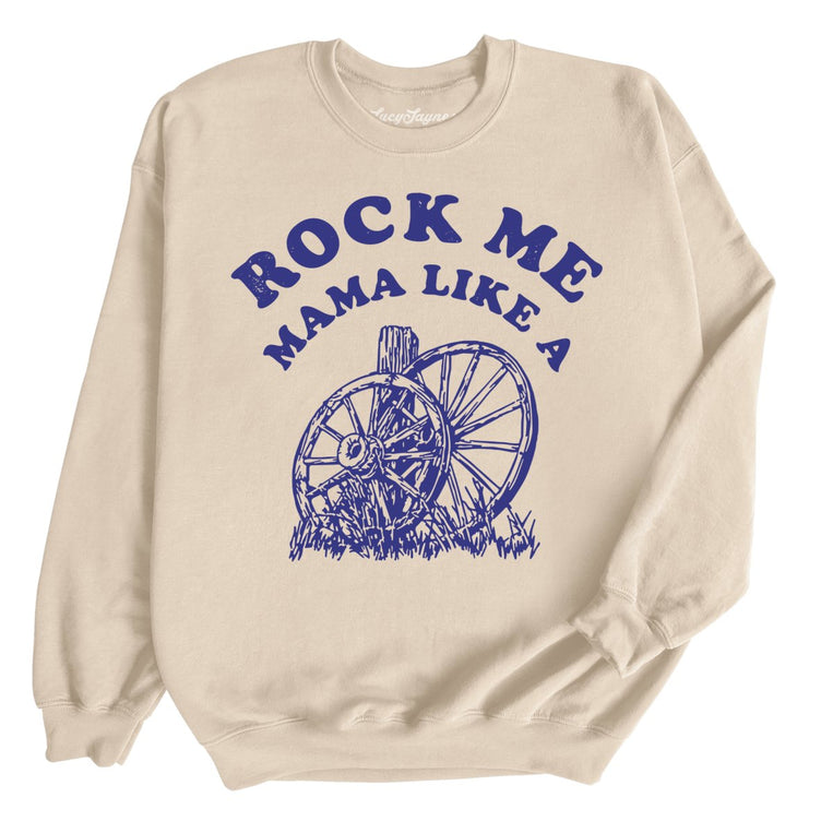 Rock Me Mama Graphic Sweatshirt - Sand