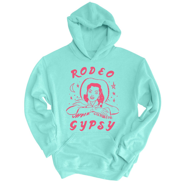 Rodeo Gypsy Graphic Hoodie - Mint