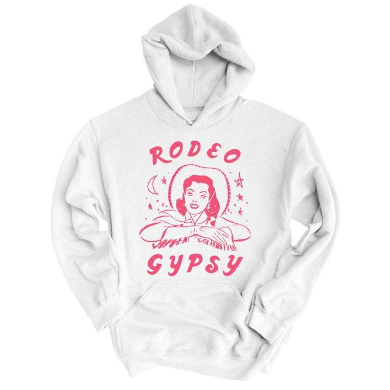 Rodeo Gypsy Graphic Hoodie - White