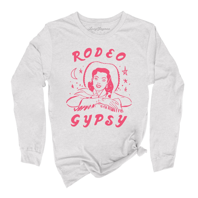 Rodeo Gypsy Graphic Long Sleeve Tee - Ash