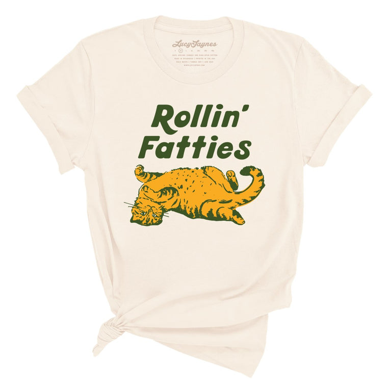 Rollin' Fatties Graphic Tee - Natural