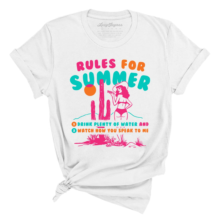 Rules For Summer Graphic Tee