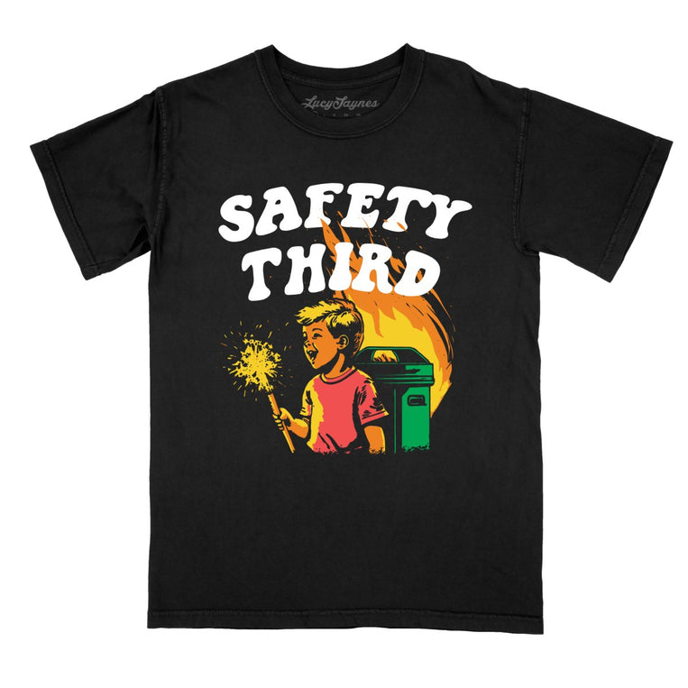 Safety Third Comfort Colors Graphic Tee - Black