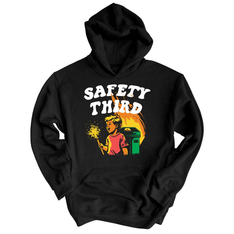 Safety Third Graphic Hoodie - Black