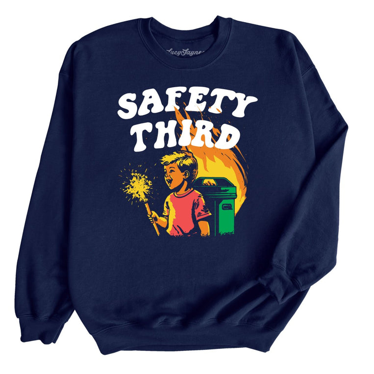 Safety Third Graphic Sweatshirt