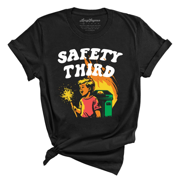 Safety Third Graphic Tee - Black