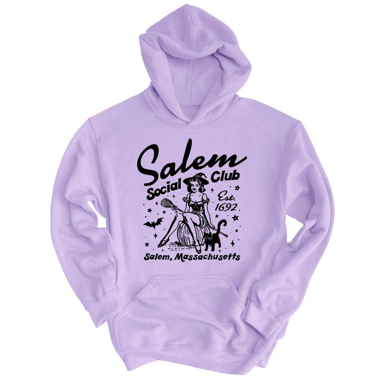 Salem Social Club Graphic Hoodie - Lavender