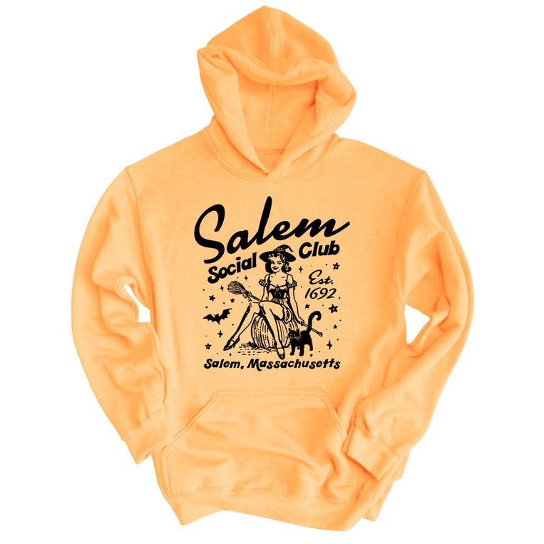 Salem Social Club Graphic Hoodie - Peach