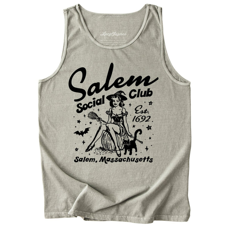 Salem Social Club Comfort Colors Graphic Tank Top