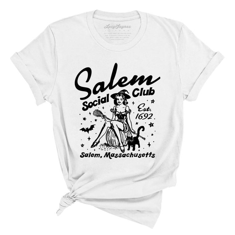 Salem Social Club Graphic Tee - White
