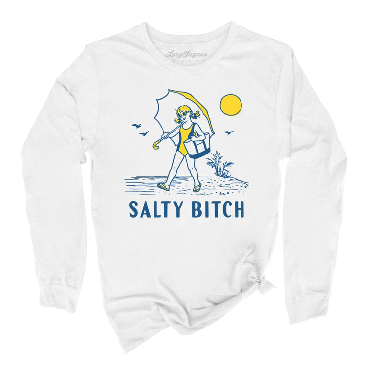 Salty Bitch Graphic Long Sleeve Tee