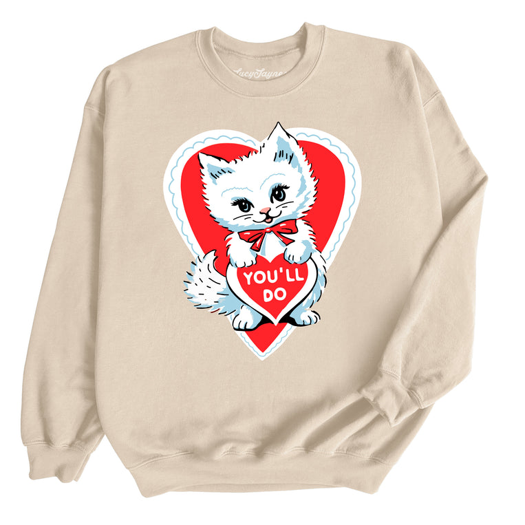 You'll Do Graphic Sweatshirt - Sand