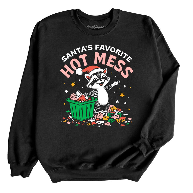 Santa's Favorite Hot Mess Graphic Sweatshirt