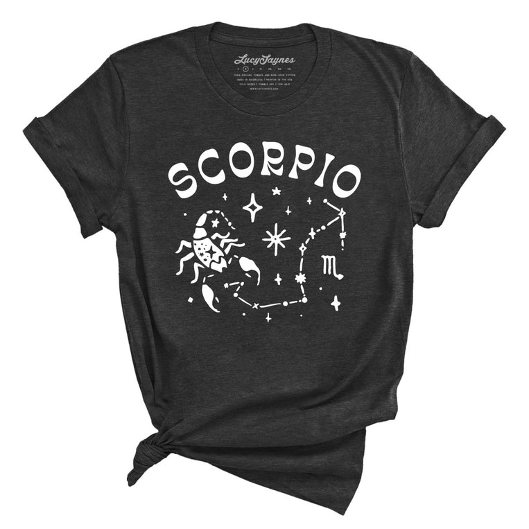 Scorpio Graphic Tee - Dark Grey Heather
