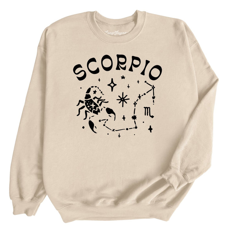 Scorpio Graphic Sweatshirt - Sand
