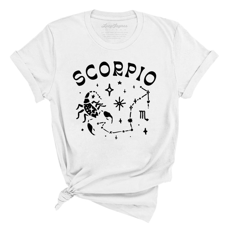 Scorpio Graphic Tee - White