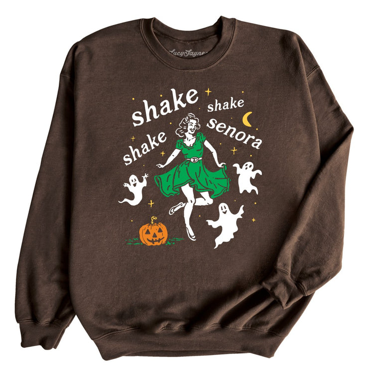 Shake Shake Shake Senora Graphic Sweatshirt - Dark Chocolate