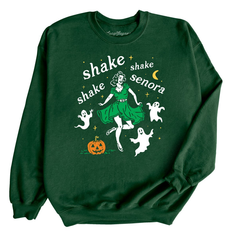 Shake Shake Shake Senora Graphic Sweatshirt - Forest