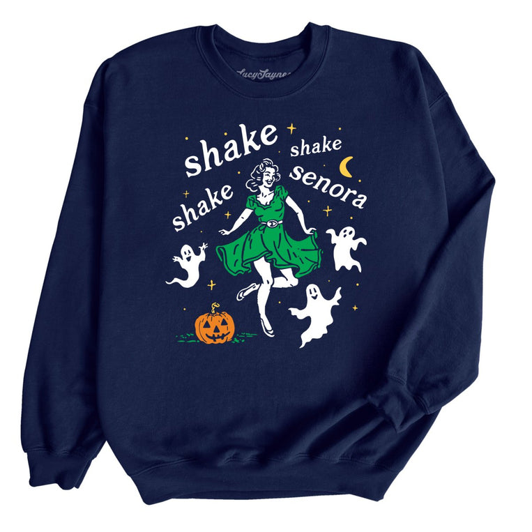 Shake Shake Shake Senora Graphic Sweatshirt - Navy