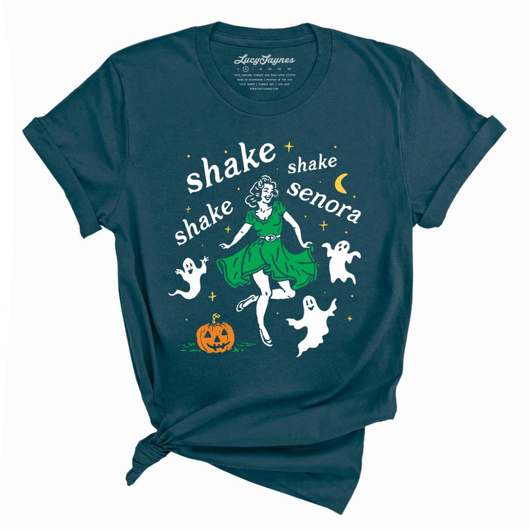 Shake Shake Shake Senora Graphic Tee - Deep Teal