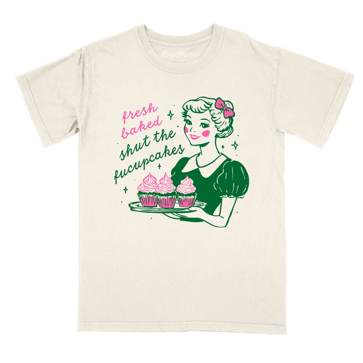 Shut The Fucupcakes Comfort Colors Tee
