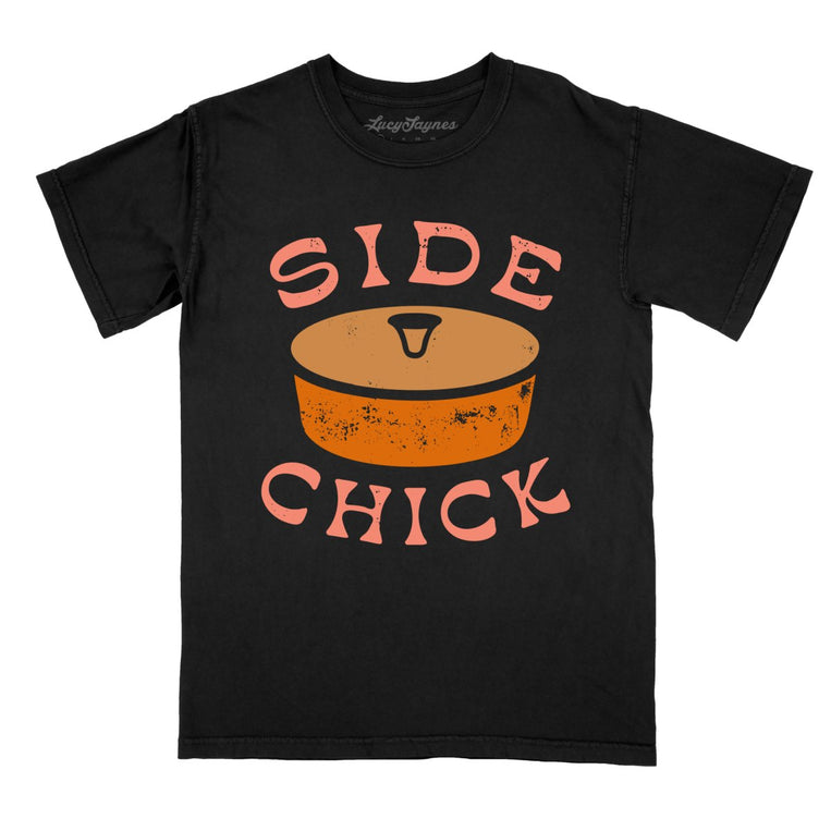 Side Chick Comfort Colors Graphic Tee - Black