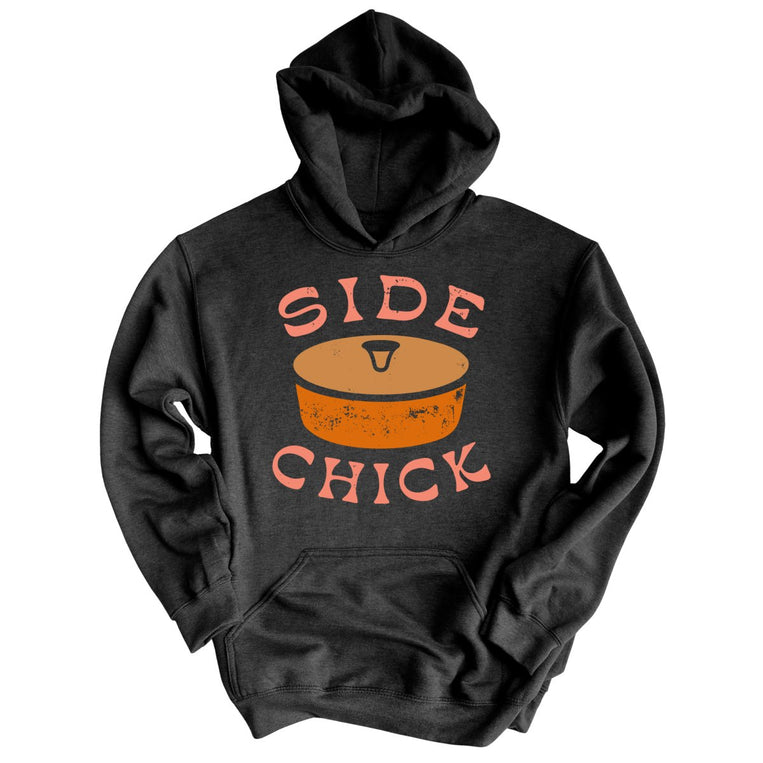 Side Chick Graphic Hoodie - Charcoal Heather