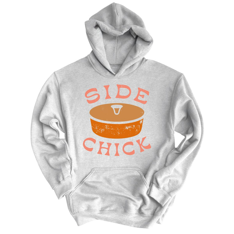 Side Chick Graphic Hoodie - Ash