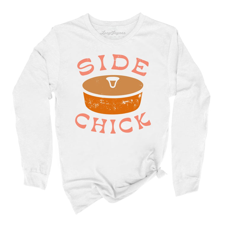 Side Chick Graphic Long Sleeve Tee