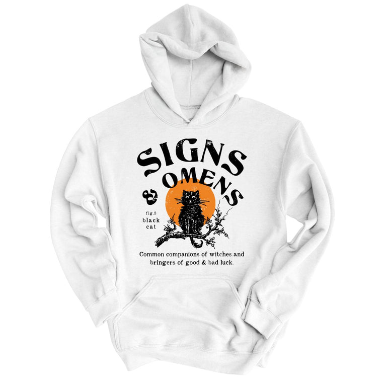 Signs & Omens Graphic Hoodie - White