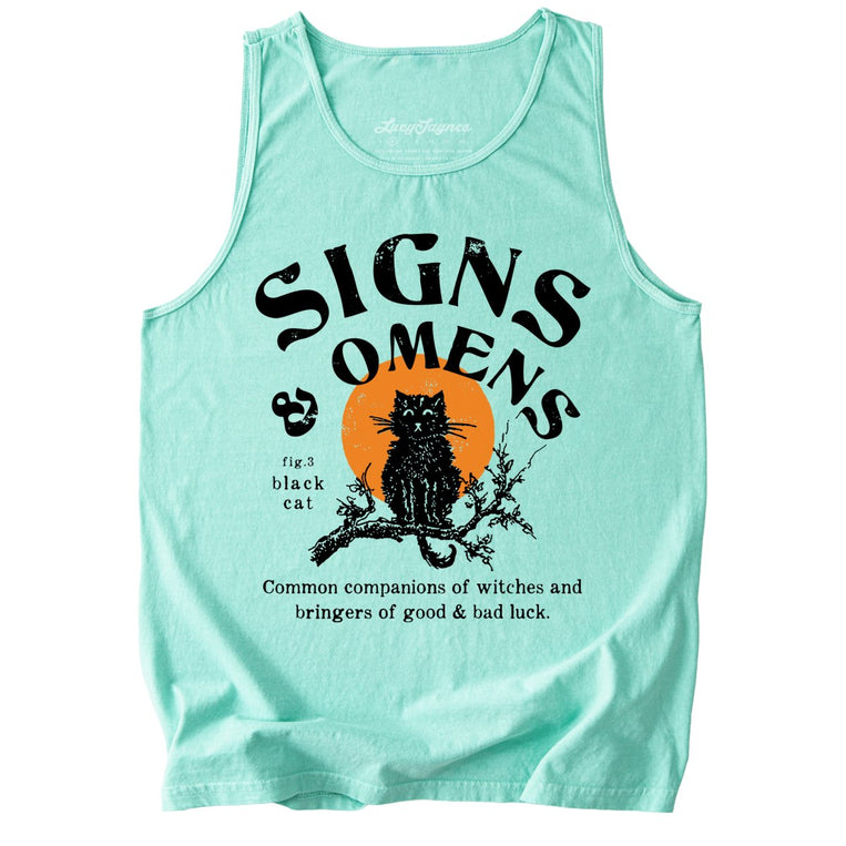 Signs & Omens Comfort Colors Graphic Tank Top - Island Reef