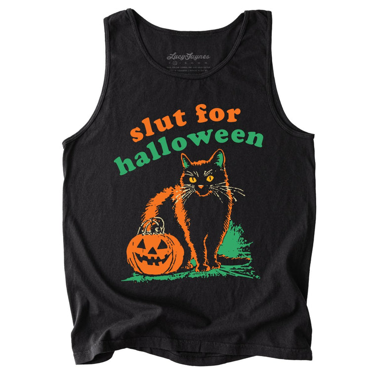 Slut For Halloween Comfort Colors Graphic Tank Top