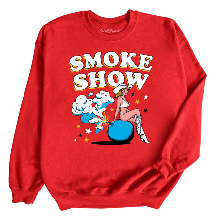 Smoke Show Babe Graphic Sweatshirt